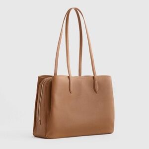 Quince Italian Triple Compartment Work Tote